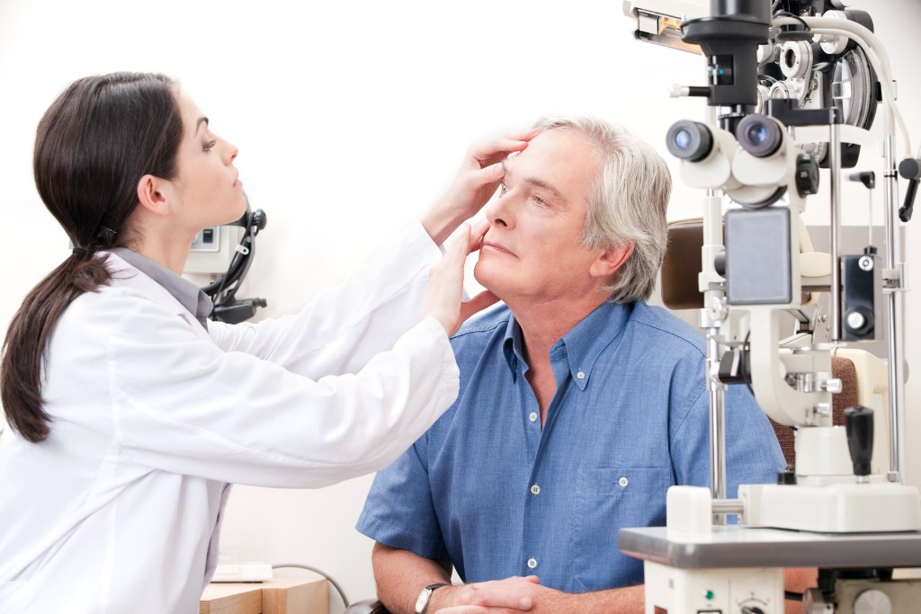 Doctor Checking Eye Defects